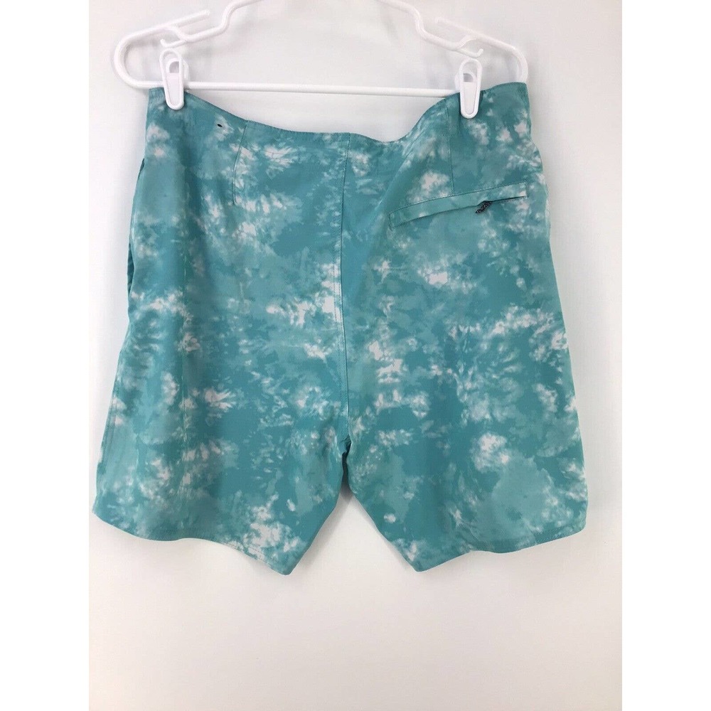 Ron Jon Surf Shop Mens Board Shorts Size 33 Swim Suit Skim Skate Trunks Green - Picture 11 of 14